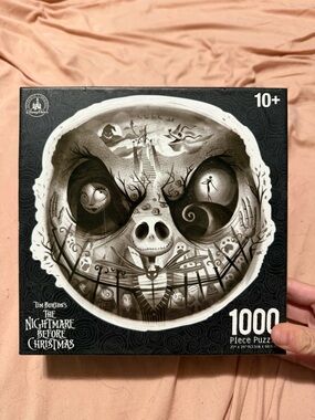 Disney Tim Burton The Nightmare Before Christmas Puzzle - Black & White
